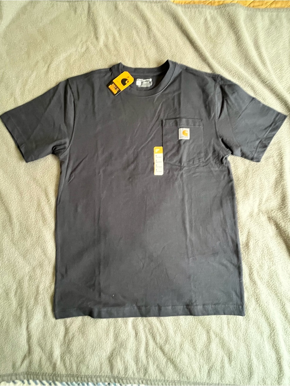 Carhartt Men's Short Sleeve Pocket T-Shirt - Black Size Small New With Tags NWT